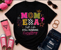 Mom Era T‑Shirt — "Soft Life Still Running Everything" Graphic Tee for Moms